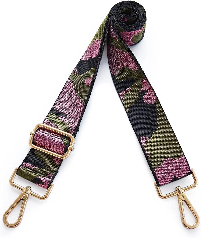 S-Jacorry Purse Strap Replacement Crossbody Wide Shoulder Strap Adjustable Canvas Straps Handbag Strap Replacement Belts - Image 2